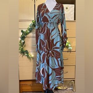 Floral Hawaiian Tropical Winter Dress
